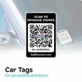 Car Contact Tags (4 Size Multi-Pack)