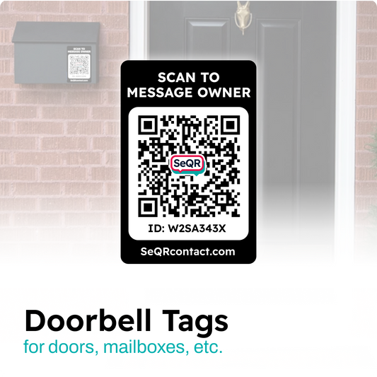 Doorbell  Contact Tags (4 Size Multi-Pack)