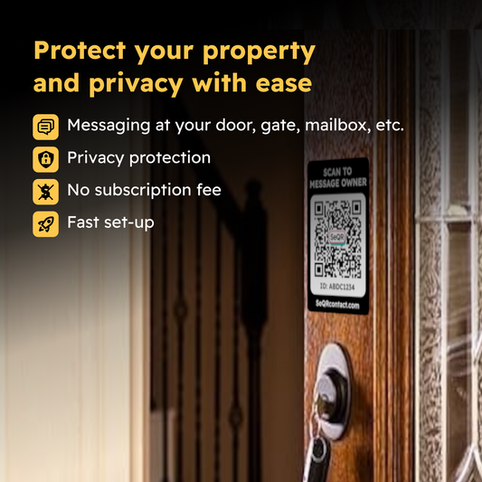 Doorbell  Contact Tags (4 Size Multi-Pack)