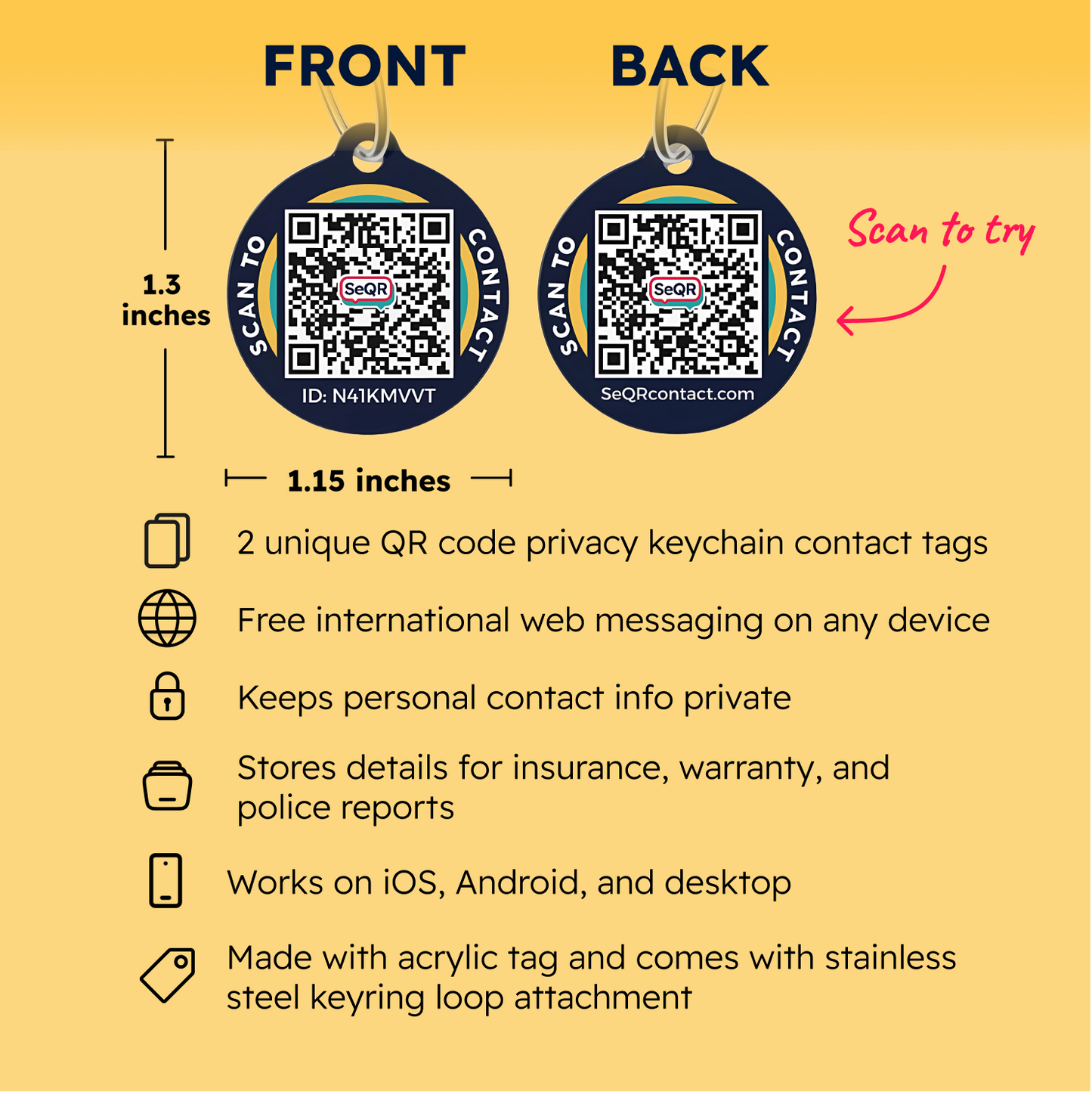 Smart Keychain Tags