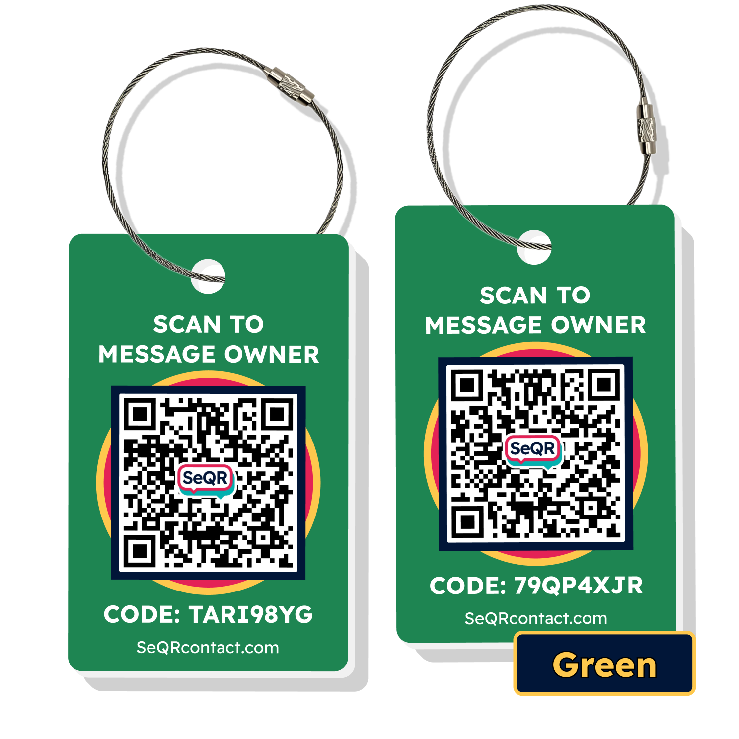 Smart Privacy Luggage Tags with QR Code | SeQR Contact – SeQR