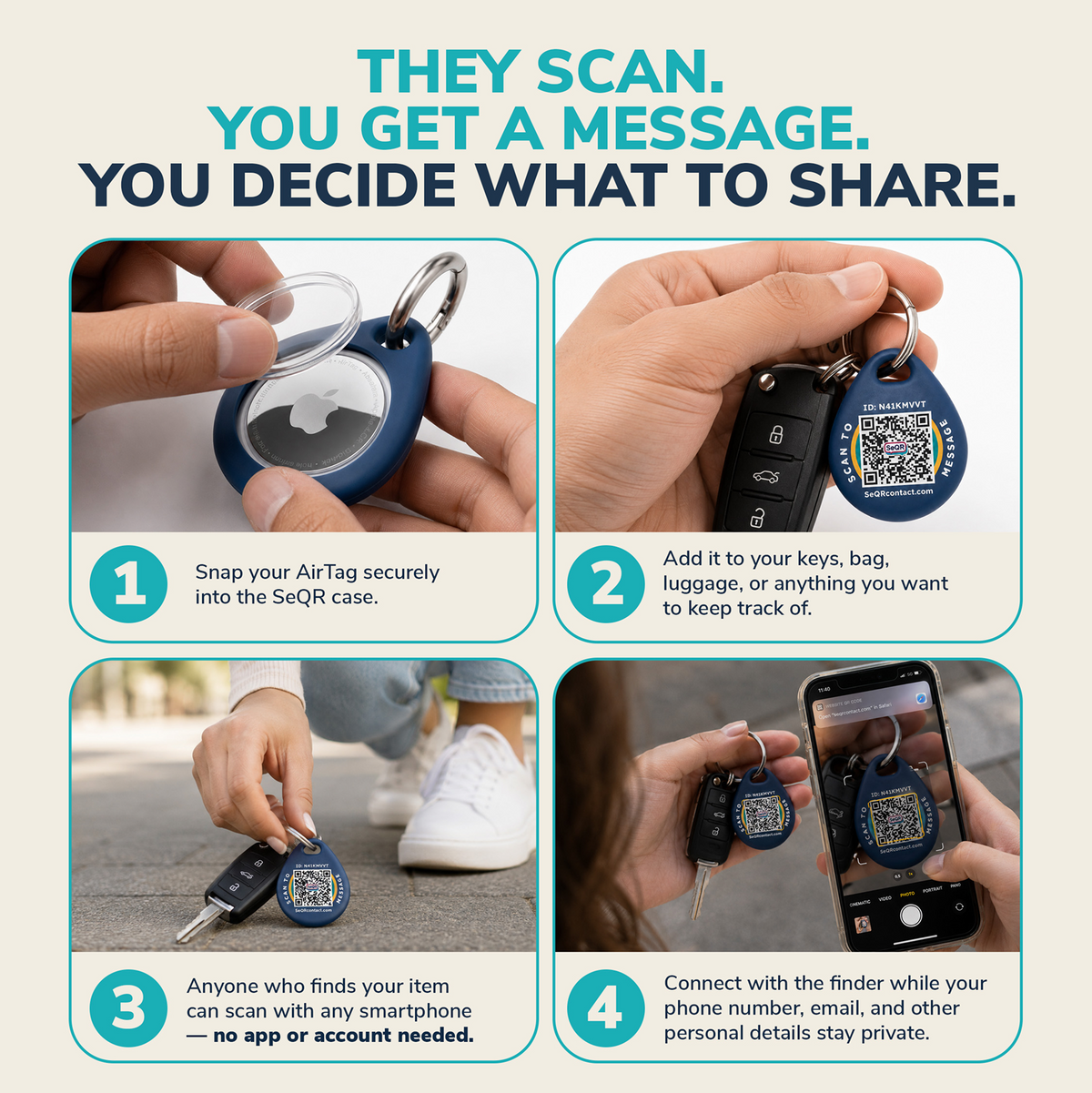 Smart AirTag Case